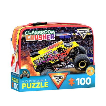 Eurographics Classroom Crusher Monster Jam Truck Puzzle 100 pc 9100-6164