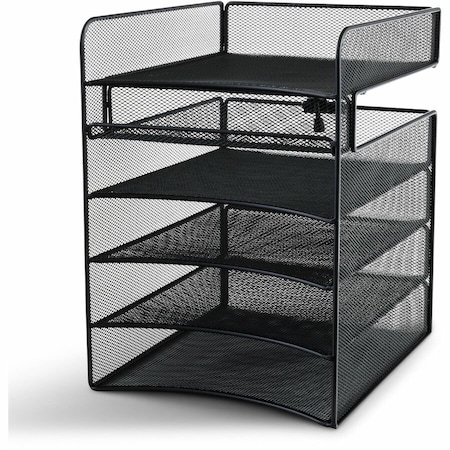 Safco Desktop Organizer, 12-21/64"D 3240BL