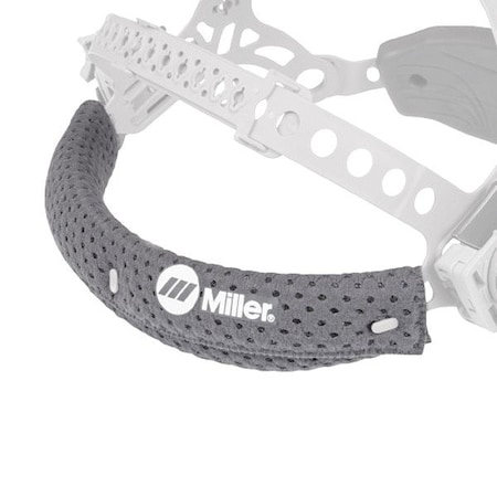 Miller Electric Sweatband, 8 1/4 in L, Foam, Black 297112