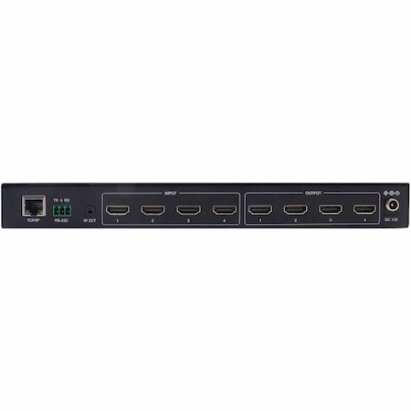 Eaton TRIPP LITE SERIES 4X4 HDMI MATRIX SWITCH W VIDEO WALL CONTROLLER 4K60HZ HDR 4:4: B119-4X4-4K6-VW