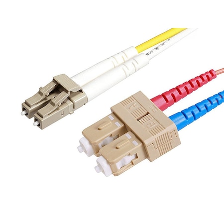 Monoprice Fiber Optic Patch Cord, LC/SC, 3m, Multi 2628