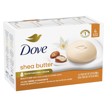 Dove Shea Butter Beauty Bar Soap, 15 Ounce, 8PK 62736422