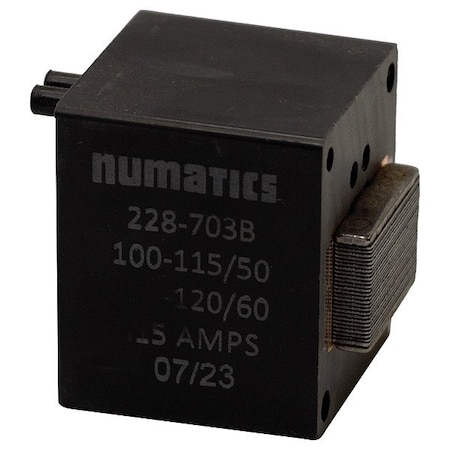 Numatics Solenoid Coil, 120V AC, Mark 8 Series 228-703