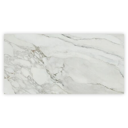 Apollo Tile 24 x 48 in. Polished White with Gray Vein Porcelain Wall and Floor Tile 15.42 sq ft/case, 2PK IMP88ARCO2448