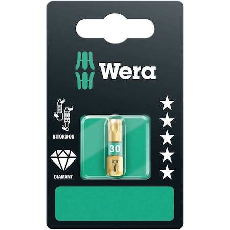 Wera 867/1 BDC SB TORX bits, TX 30 x 25 mm 5134378001