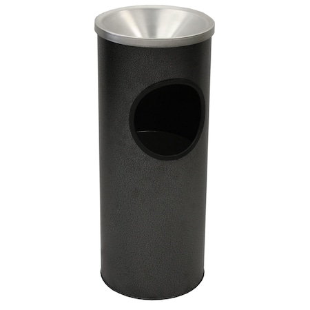 Witt Industries Round ash 'n trash urn, Silver Vein 3000SVN