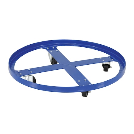 Zoro Select Drum Dolly, 55 gal, 32 in L, Blue DRUM-SP-32-9-H