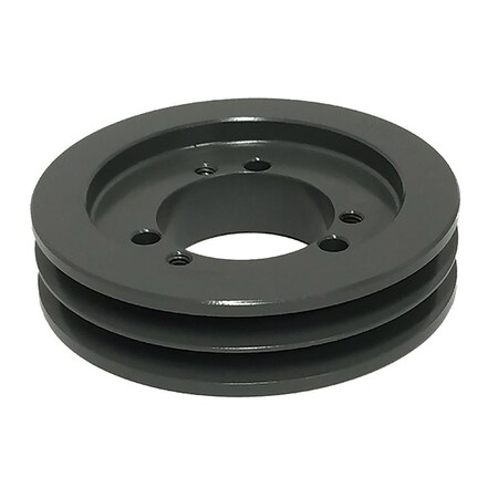 B&B Manufacturing Bushing 2 Groove V-Belt Pulley 3.65 inch OD 23V365SH
