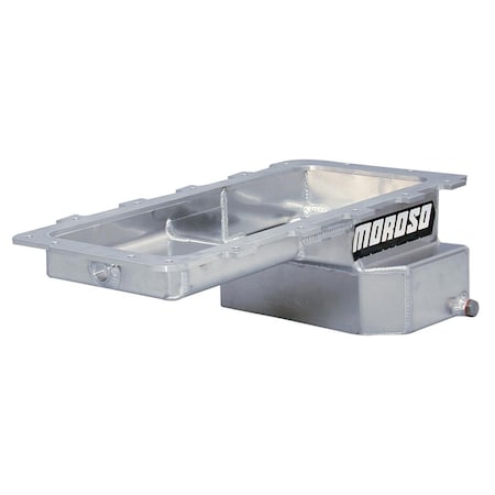 Superjock 20555 Fabrication Aluminum Oil Pan with Kick-Out Sump for Ford 4.6-5.4L SU3610255