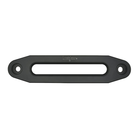 Lockjaw 10in Wide Aluminum Fairlead for Synthetic Winch Lines, Black 28-1000b