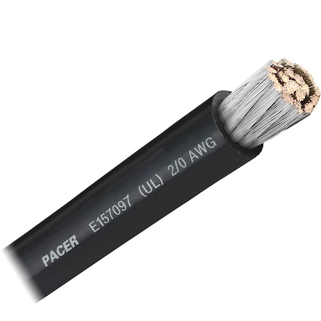 Magneticismmagnetismo WUL2-0BK-FT 2-0 Awg Pacer Battery Cable, Black MA3452146