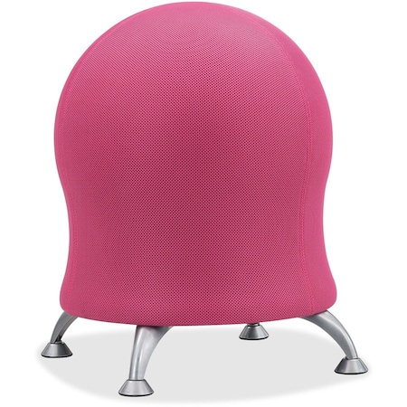 Safco Ball Chair Ball Chair, No Arms, 23" Height, Fabric, Pink 4750PI