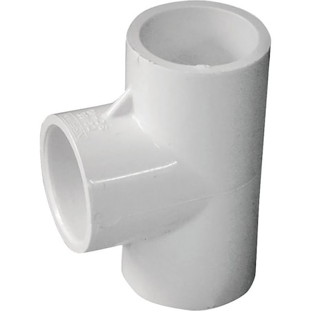 Lasco IPEX Pipe Tee, 3/4 in, Socket, PVC, White, SCH 40 Schedule, 150 psi Pressure 435776