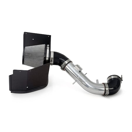 Hps Performance Air Intake Kit with Heat Shield, Polished, 827-730P