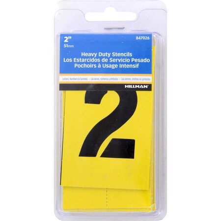 Hillman STENCIL KIT HD 2", PK 47 847026