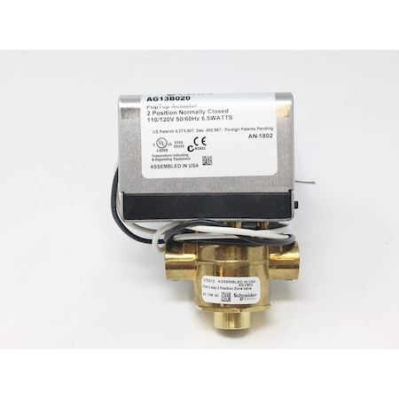 Schneider Electric 120V 3 Way 3/4in Invertedflare VT3343G13B020