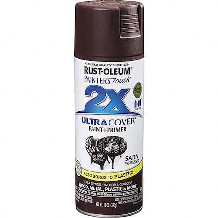 Rust-Oleum Painter's Touch 2X Ultra Cover Satin Espresso 12 Oz. Spray 249081