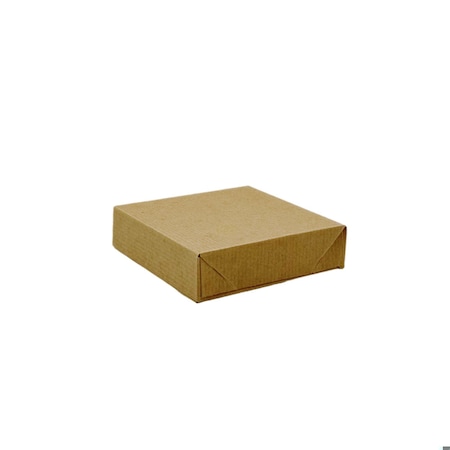 Boxit Kraft Gift Box 6.5X6.5X1-5/8, 100PK NKG661