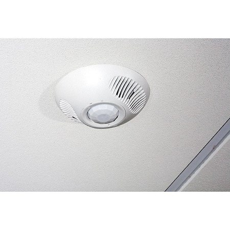 Hubbell Wiring Device-Kellems Ceiling Mount Sensor, Occupancy, Photocell, Hard Wired, White, 2,000 sq ft, LED ATD2000CRP