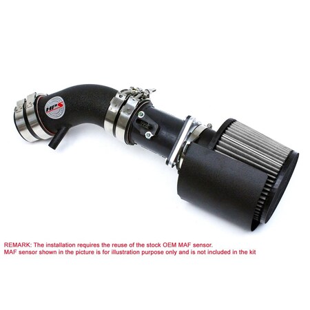 Hps Performance Air Intake Kit with Heat Shield, Black, 827-570WB