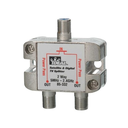 Ideal 2-Way 2.3 Ghz Splitter 85-332