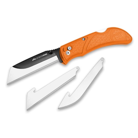 Outdoor Edge Cutlery RAZOR-SAFE GUTTING BLADE PACK, Tumbled, 4PK RRG-4