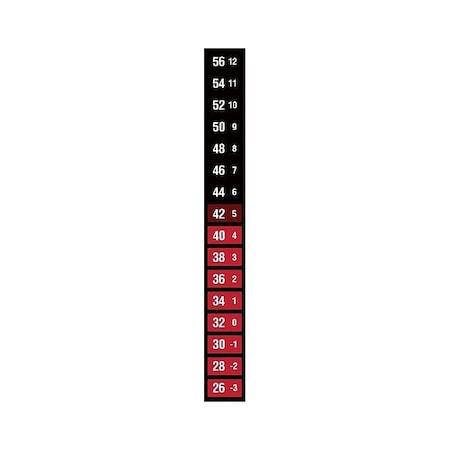Digitemp Temperature Indicating Label, PK10 4557B ADP10