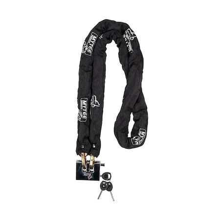 Mytee Products 3/8in x 6ft Security Hardened Square Link Chain Cordura Cover & Lock Carrying Case SC-Kit-10-6-MP