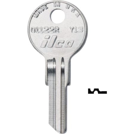 Ilco Key Blank For Yale Lockset 01122R, 10PK IAL2830225B