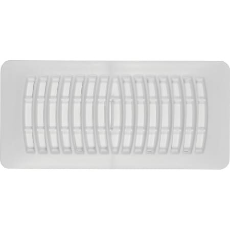 Imperial Mfg Register Floor 4X10In Wht RG1292