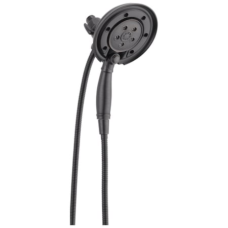 Delta Universal Showering Components H2OKinetic In2ition 4-Setting Two-in-One Shower 58471-RB-PK