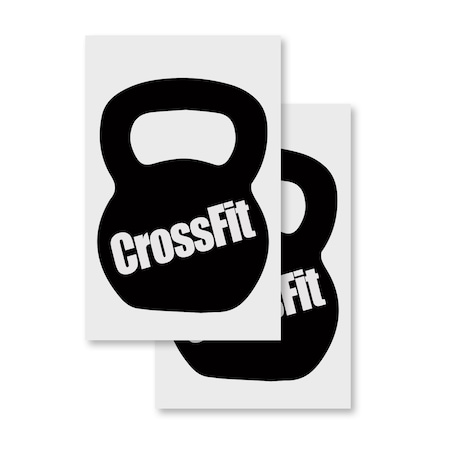 Signmission Crossfit, Vinyl Decals Only 24 Inch x 36 Inch, Vinyl Decal, 2PK DSB-2436-2PACK-Crossfit