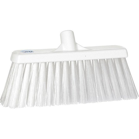 Remco 12 in Sweep Face Broom Head, Stiff, Synthetic, White 29155