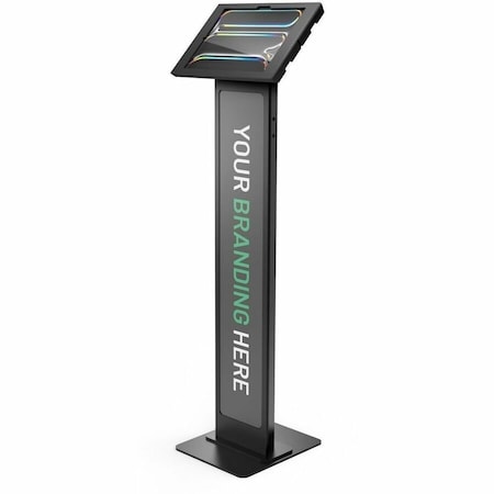 Compulocks IPAD PRO M4 13IN (2024), APEX ENCLOSURE BRANDABLE FLOOR STAND - BLACK 140B13PAPX4B