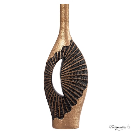 Uniquewise 27-Inch Fiberglass Vintage Farmhouse Floor Vase, Boho Wedding Centerpiece - Unique Black and QI004680.L