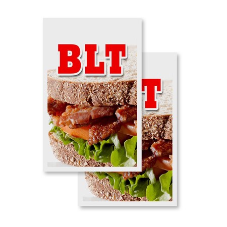 Signmission Blt, Vinyl Decals Only 24 Inch x 36 Inch, Vinyl Decal, 2PK DSB-2436-2PACK-Blt
