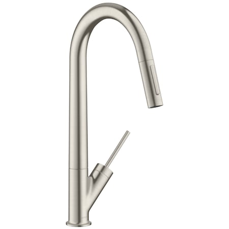 Axor Starck HighArc Kitchen Faucet 2-Spray Pull-Down, 1.5 GPM 12806801