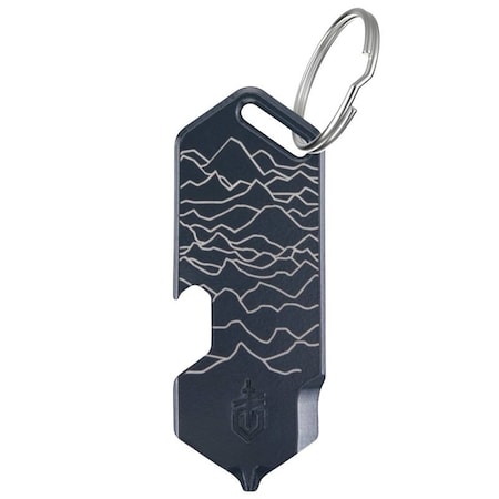 Gerber Shard DT Series Keychain Mini Multi-Tool, 3-Function, Stainless Steel, Urban Blue 1075359