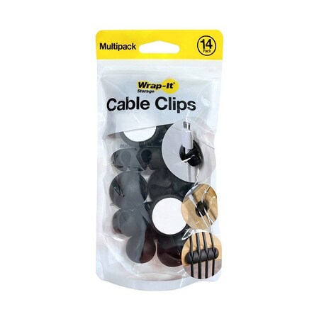 Jjaamm ASSTD Cable Clips, 14PK 514-CLIPS-BL