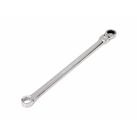 Tekton 19 mm Long Fixed/Flex Head 12-Point Ratcheting Box End Wrench WRB35419