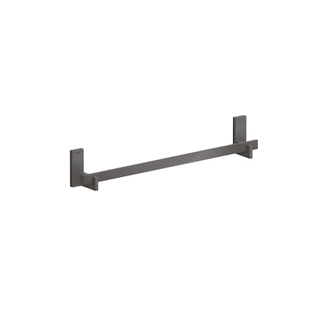 Axor Universal Rectangular Towel Bar, 24" in Brushed Black Chrome 42661340