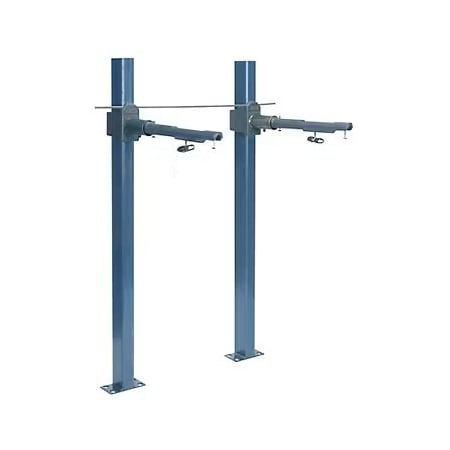 Zurn Z1231 Concealed Arm Floor Mounted Carrier with 36in Uprights and -80 arms for Wall Lavatory Z1231-UNIV-80