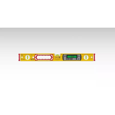 Stabila Digital Level, Frame Aluminum, 24" L 39524