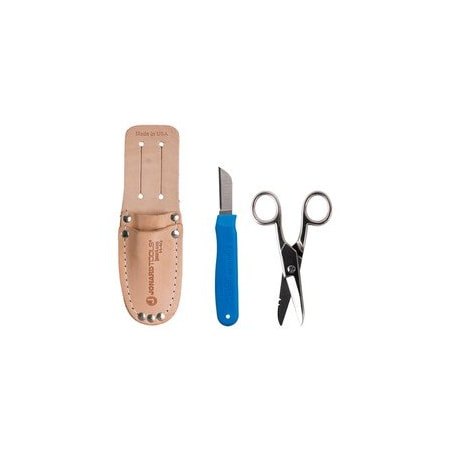Cable Wholesale Jonard Tools Splicers Kit - Scissors, Knife, & Leather Pouch - TK-400 90J1-00034