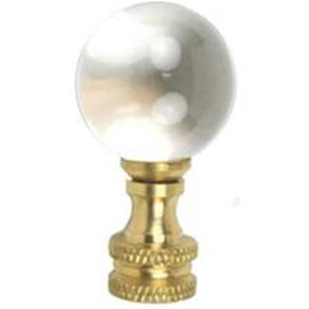 Swivel Finial Glss Ball 1-7/8In Brass 60112 SW780588