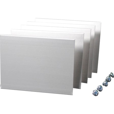 Wiremold Blank End Fitting, Gray, Aluminum ALA3810B