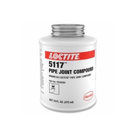 Loctite Pipe Joint Compound, 1 pt, Brush Top Can, Black 442-1534294