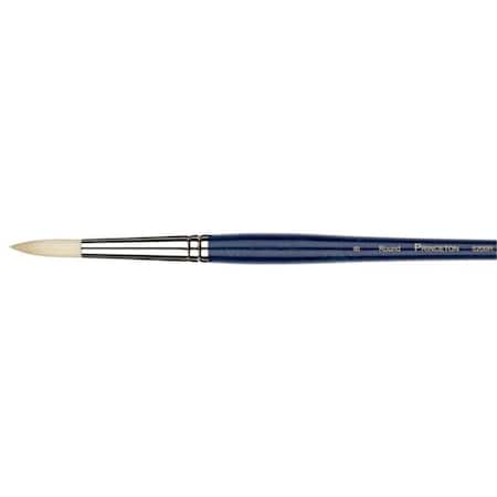 Princeton Artist Brush Co Princeton Brush  Good Natural Chinese Bristle Oil and Acrylic Brush Round 1 5200R-1