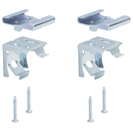Simple Spaces Mounting Bracket, Steel, Zinc Plated, For 1 in Cordless Mini Blind B1-MB