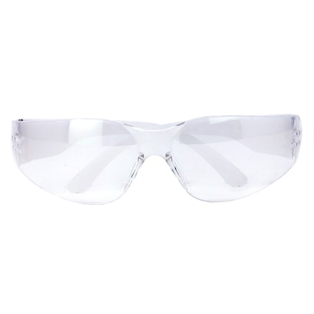 Bison Life Safety Glasses, Anti-Scratch, Clear Lens Clear Temple Lens, Frameless BLSH-ESCR-CLLCT-SG11W-12
